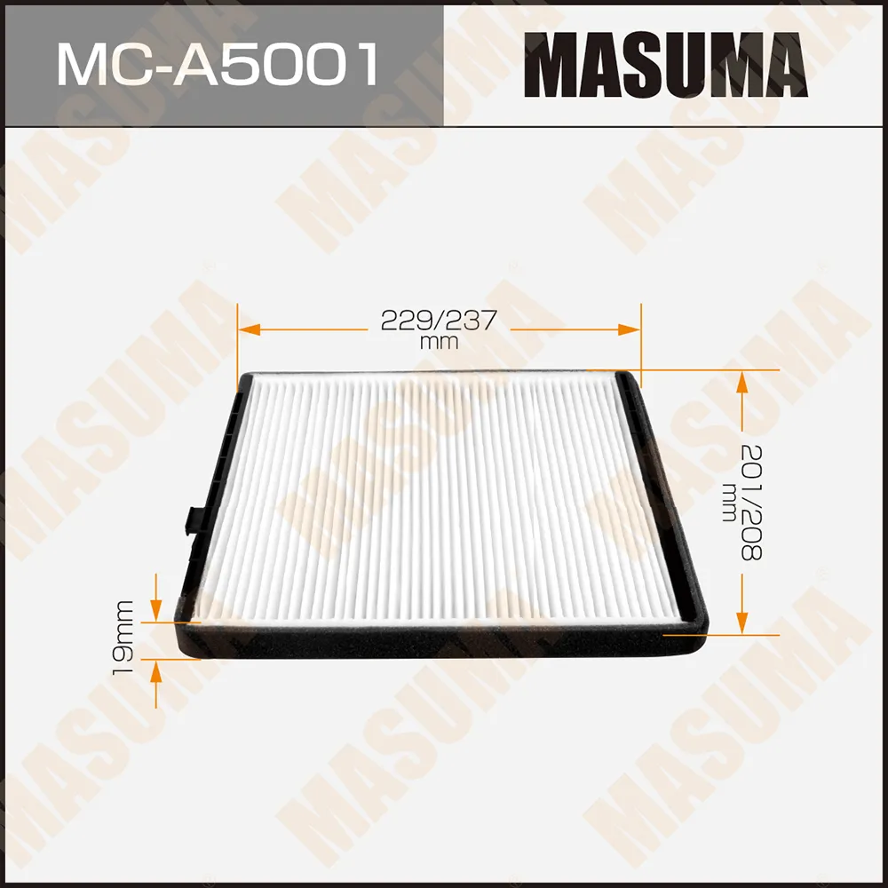 Салонныйфильтр MASUMA CHEVROLET/AVEO/V1200,V140004 MASUMA MCA5001