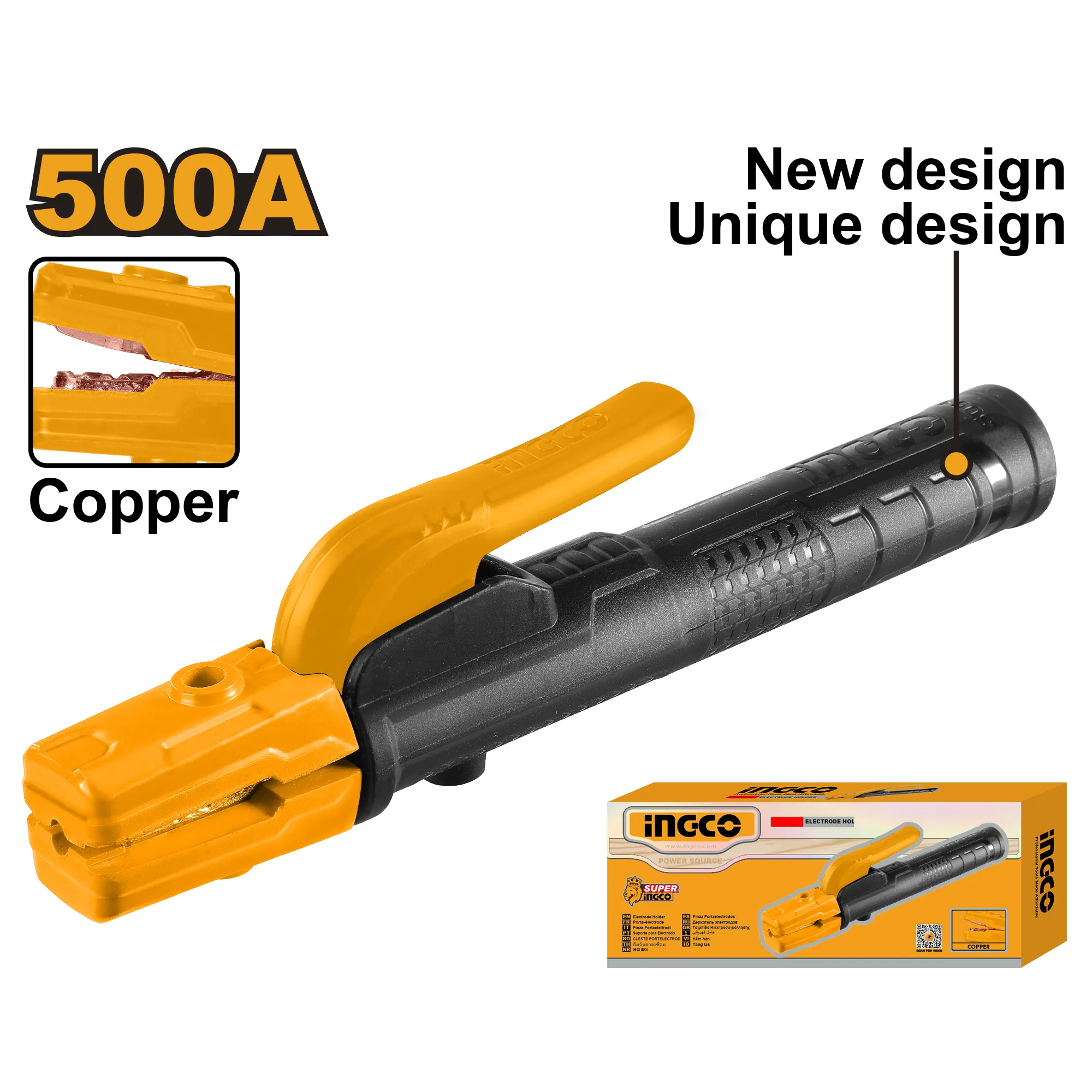 Электрододержатель 500 А INGCO WAH5008