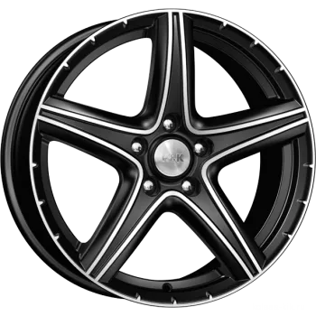 Диск литой R17 7.5J 5x114.3/67.1 ET45 КИК Барракуда алмаз матовый 12861