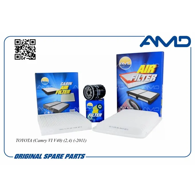 Комплект фильтров (масл.90915YZZE2 + возд.1780128030 + салон.8713902020)/AMD.SETF158 AMD AMD AMDSETF158