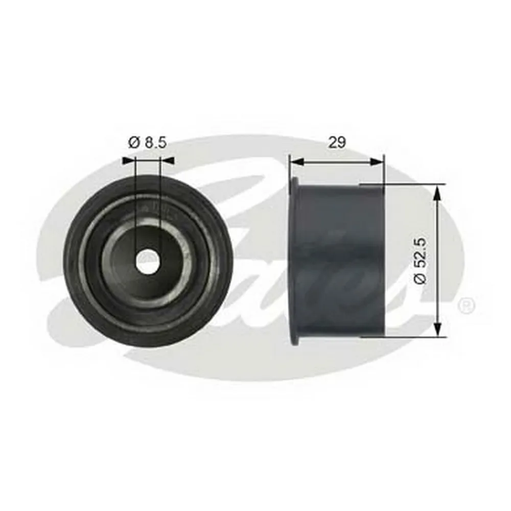 Ролик обводной ремня ГРМ GM/OPEL /для ремня z=169 GATES T42084