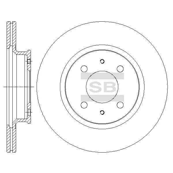 Диск тормозной SANGSIN BRAKE SD1098