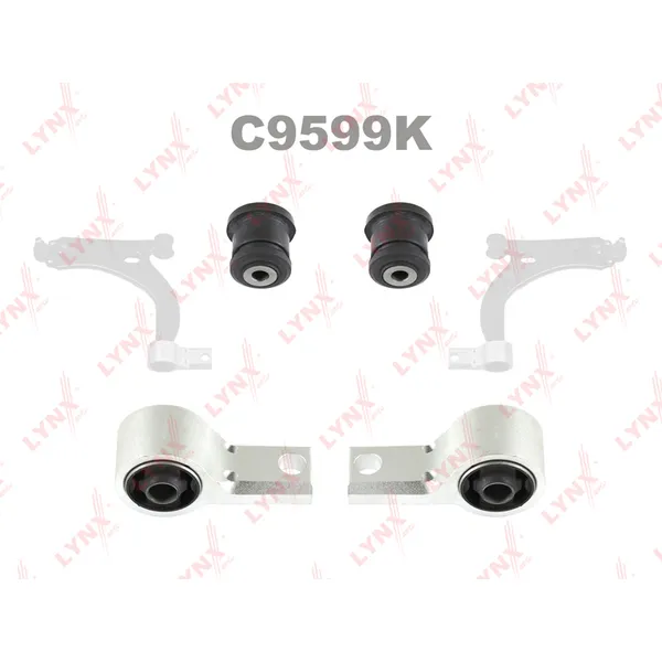 Комплект сайлентблоков LYNXauto C9599K
