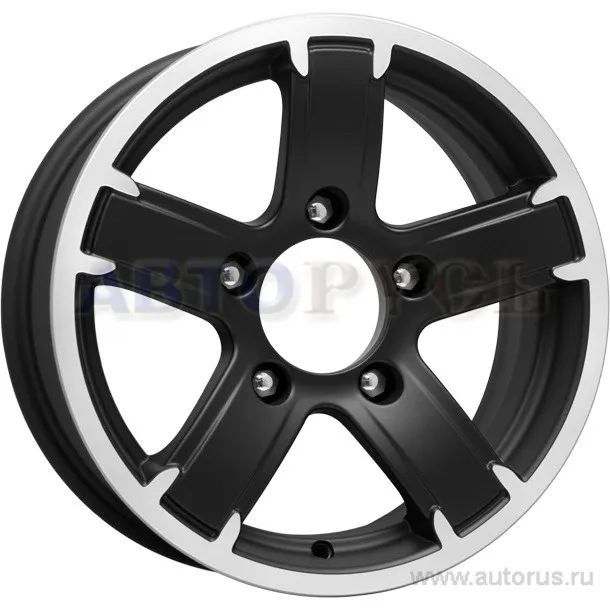 Диск литой R15 6.5J 5x139.7/98 ET40 КИК Ангара алмаз мэт 11402