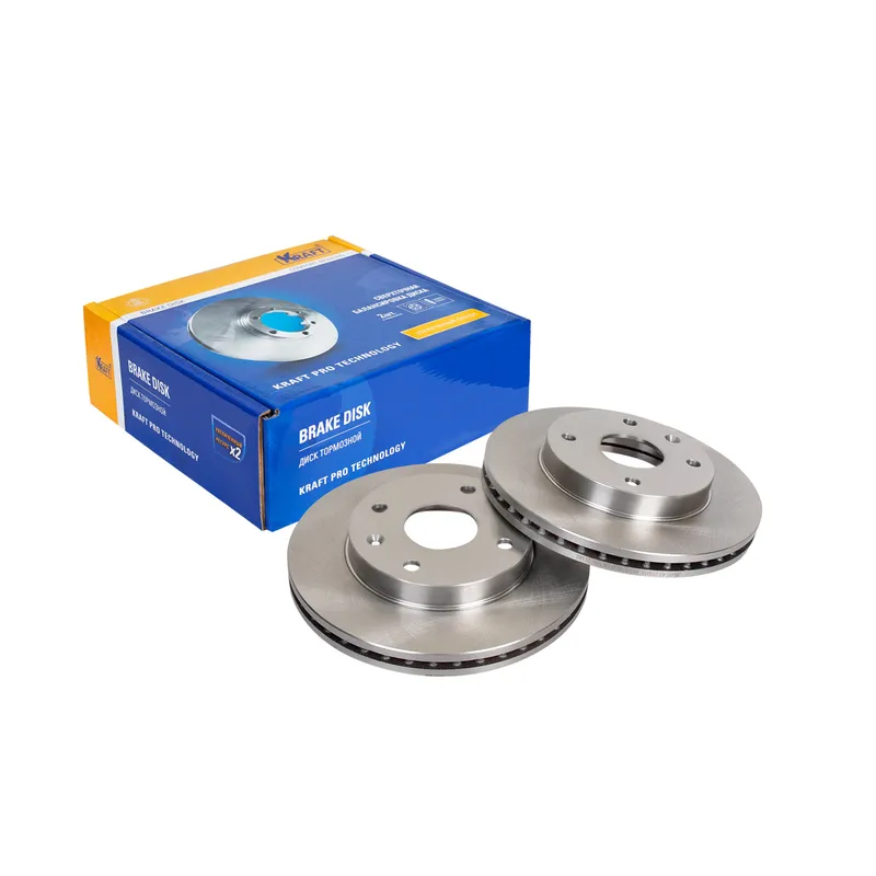 Диск тормозной передний CHEVROLET LACETTI (04-) OBERKRAFT KRAFT KT016015
