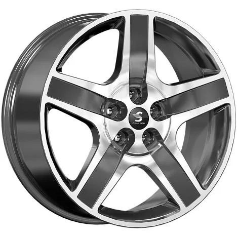 Диск литой R20 8.5J 5x120/66.1 ET41.5 Premium series КР008 Diamond Black Gris 83166