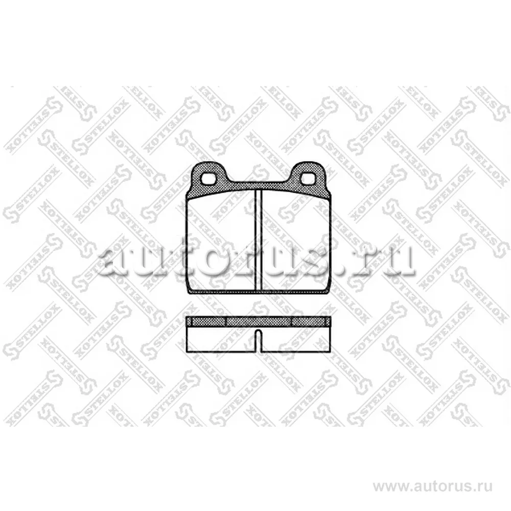Колодки дисковые п. VW T2 1.6-2.0/1.6D 79-86 STELLOX 013 020-SX