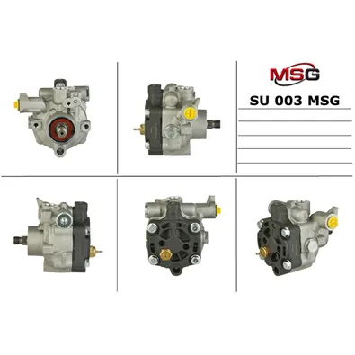 Насос гидроусилителя руля SUBARU IMPREZA 08-,OUTBACK 03-09,FORESTER 07-09 MSG SU 003