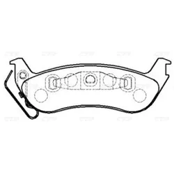 Колодки тормозные Discontinued CTR GK0164