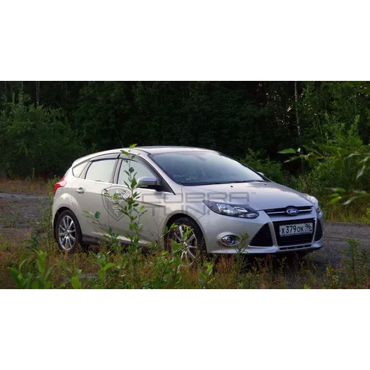 Дефлектора окон Ford Focus III SdHb 5d 2011 Cobra tuning F32811