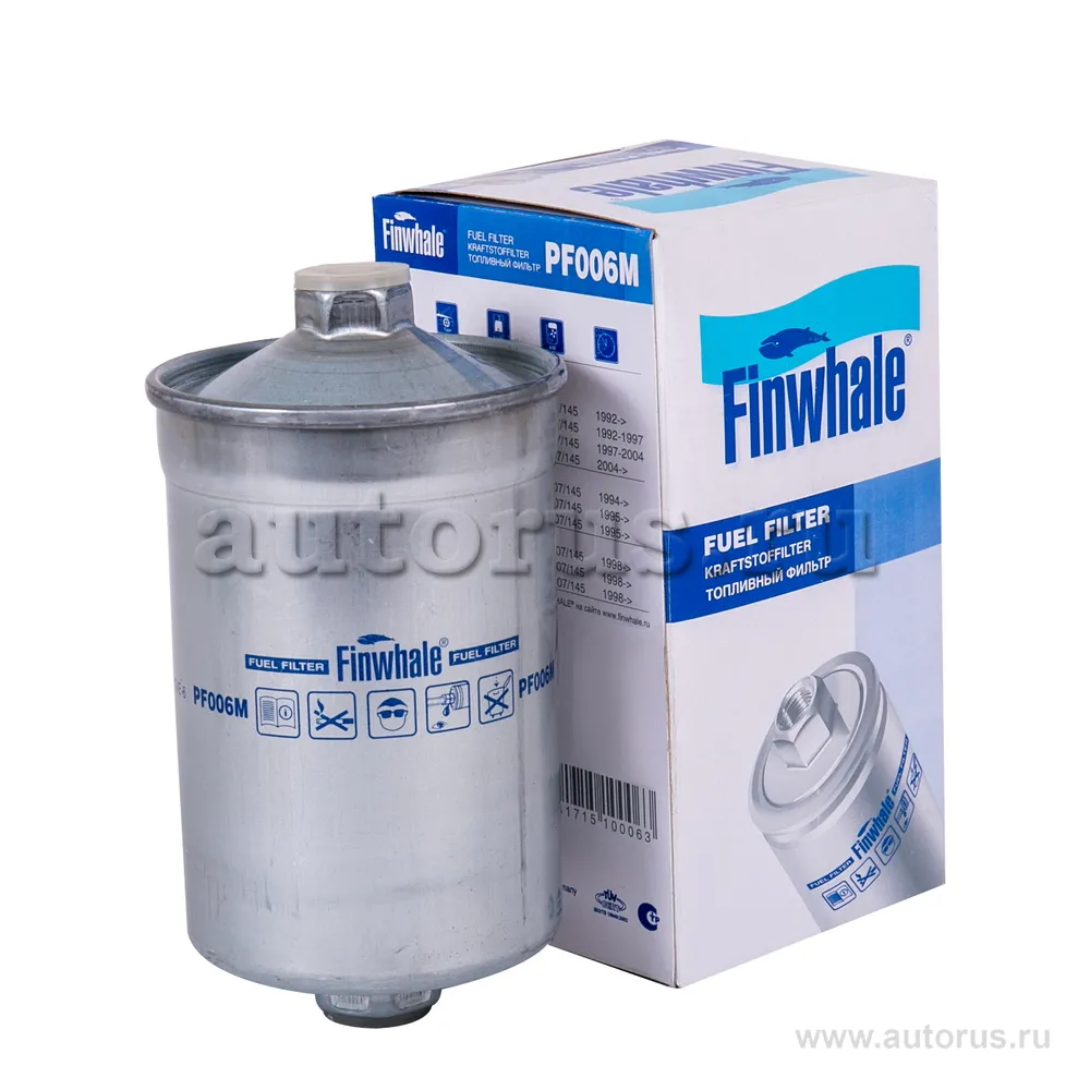 Фильтр топливный ГАЗ Volga 3102-10/Gazelle/Sobol/UAZ (дв.406) FINWHALE PF006M