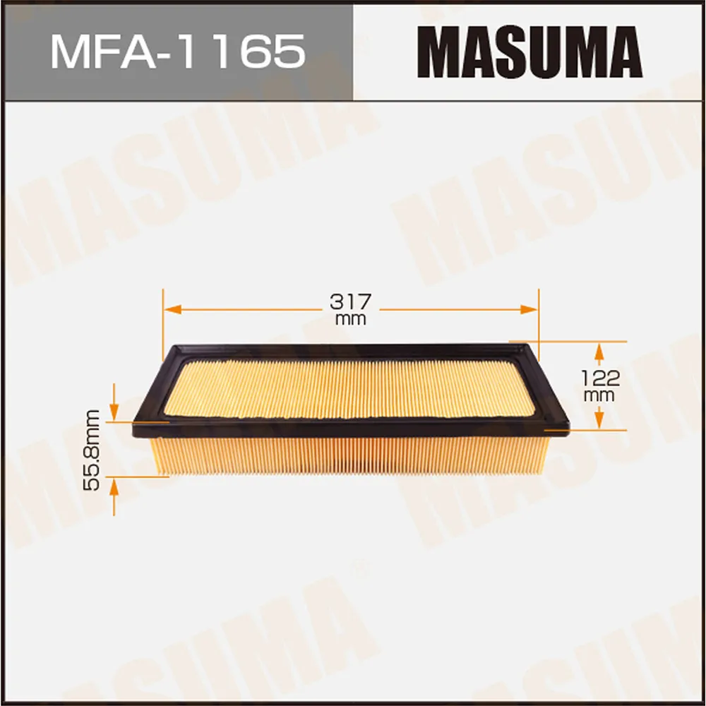 Фильтр воздушный TOYOTA ALPHARD MASUMA MFA-1165