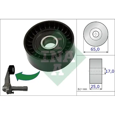 Ролик ремня приводного citroen c3c4peugeot 207308bmw mini 1.41.6