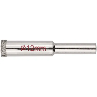 Коронка алмазная кольцевая для керамогранита / мрамора 12 мм FIT 35496