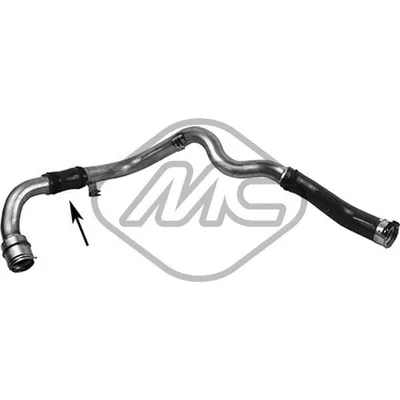 Патрубок радиатора DUSTER Metalcaucho 97373