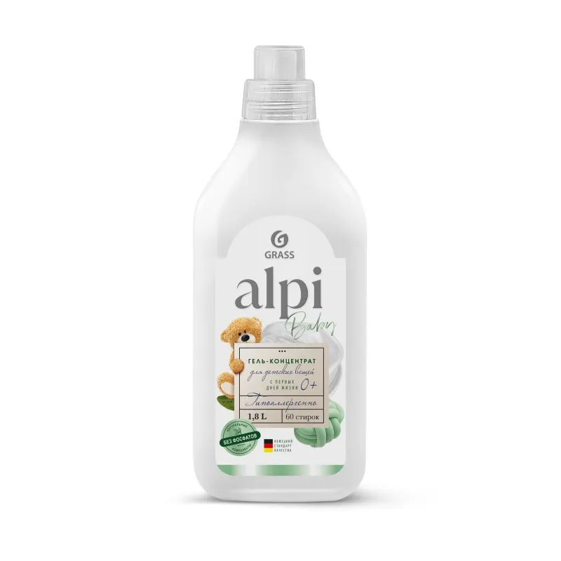 Гель для стирки ALPI sensetive gel конц для детских вещей 1,8л 1606665