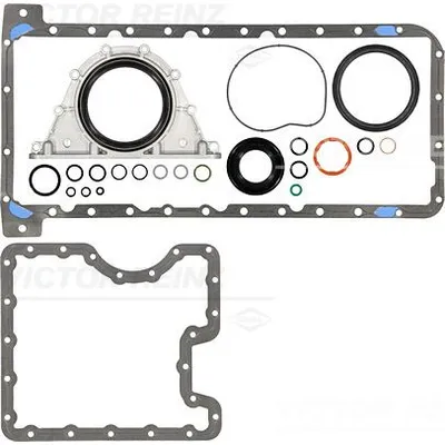 комплект прокладок двс нижний bmw x5 4.44.8 03