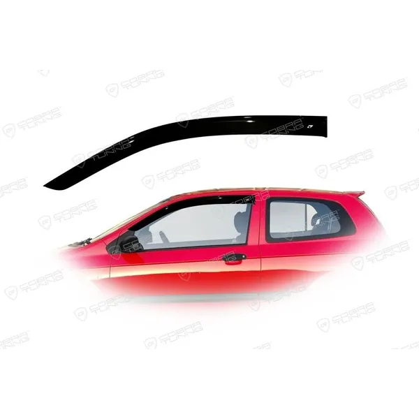 Дефлектора на окна Hyundai Getz Hb 3d 2002EuroStandardдеф.окон Cobra Tuning HE20402
