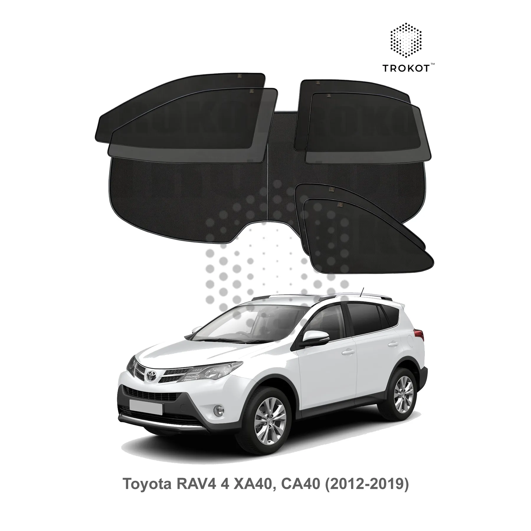 Полный комплект из 7 экранов Toyota RAV4 (4) (XA40, CA40) (2012-2019)