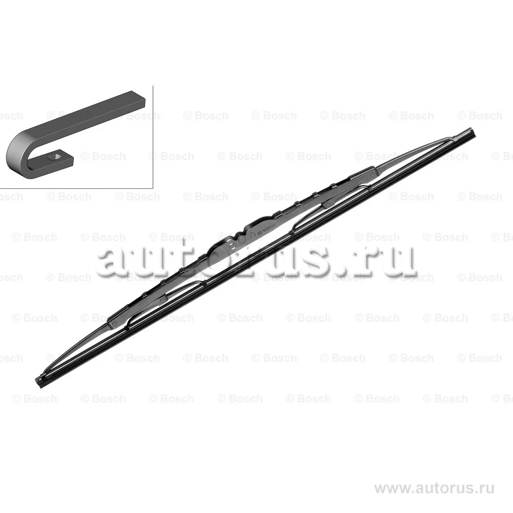 Щетка стеклоочистителя 400 мм каркасная 1 шт BOSCH ECO 3 397 004 667