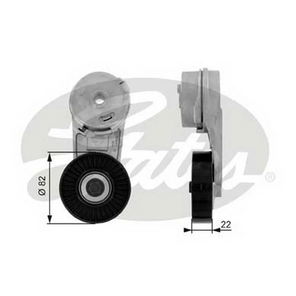 Ролик натяжной Opel, CHEVROLET, SAAB GATES T38177