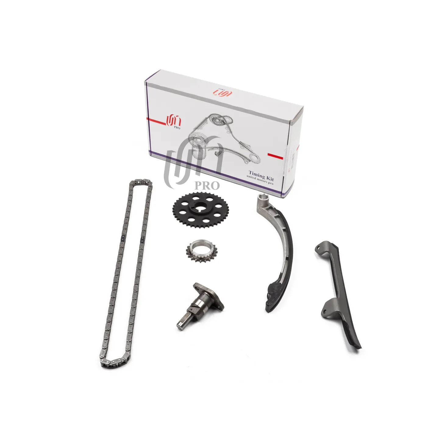 Комплект ГРМ TOYOTA 1FZ-FE (1 цепь натяжитель успокоители, звездочки кв рв) (13506-66010) UM UNITED MOTORS 43CDC160