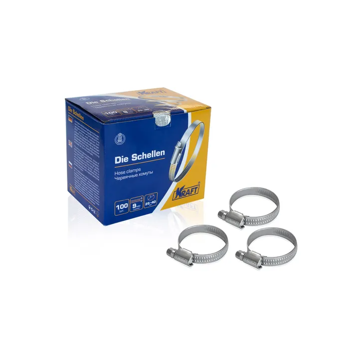 Хомут червячный 25-40 мм KRAFT KT880205