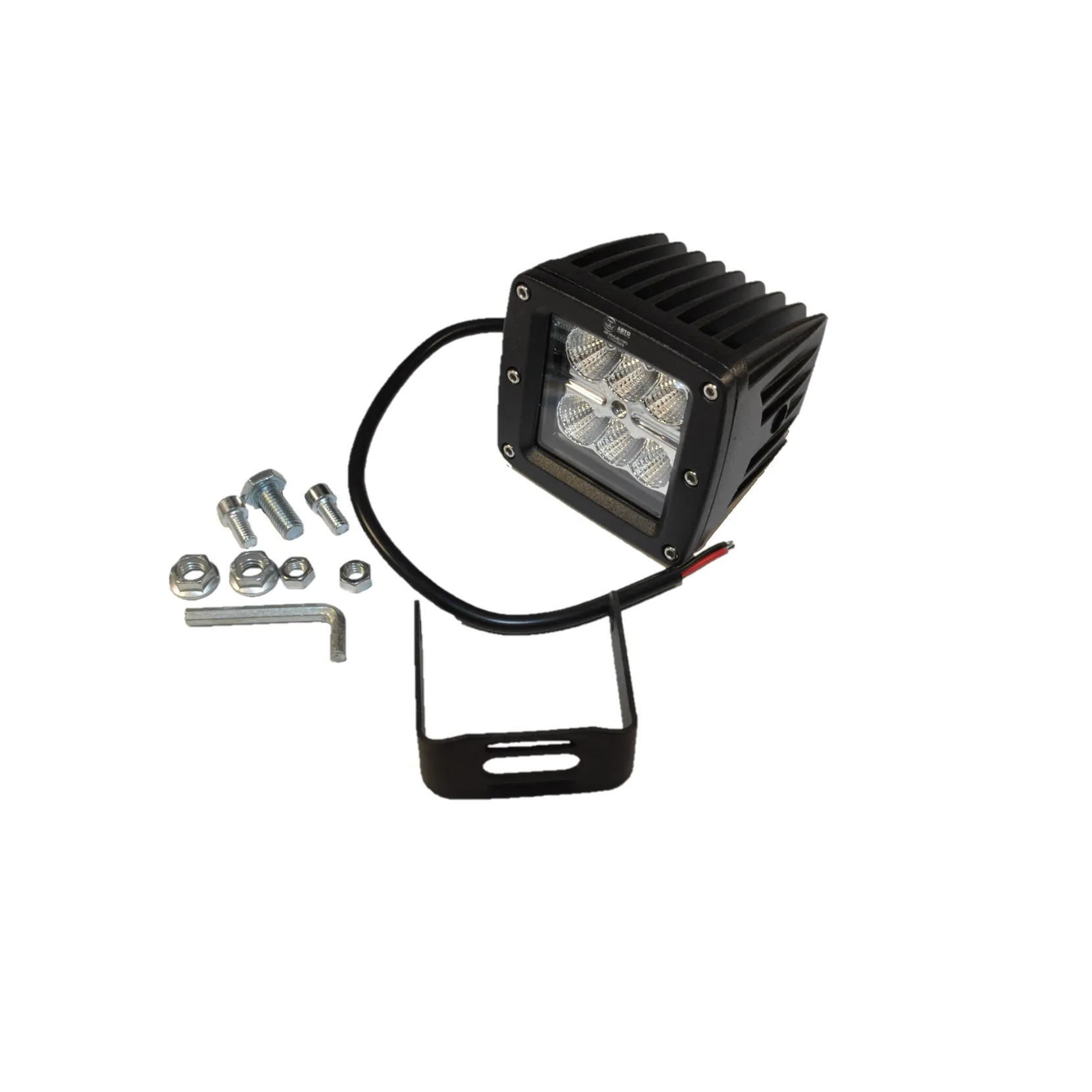 Фара доп-ая , квадратная рассеянный свет,6 диодов, 18W (80x73x75) 12/24V AVTOELECTRICA AE18S-6LED-73PC