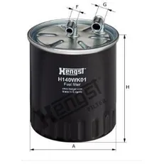 Фильтр топливный CHRYSLER 300 C 04-12, 300 C Touring 04-10 MERCEDES-BENZ A-C HENGST H140WK01
