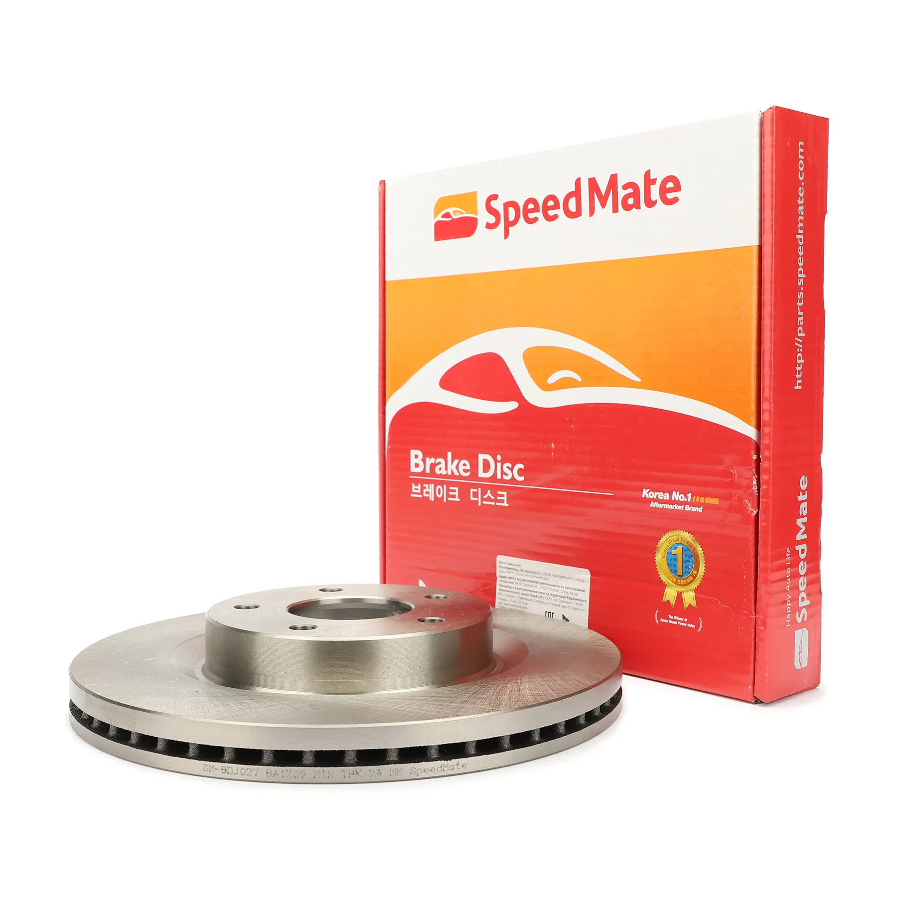 Диск тормозной передний NISSAN (TEANA II J32) (2008-2013) SPEEDMATE SM-BDJ027