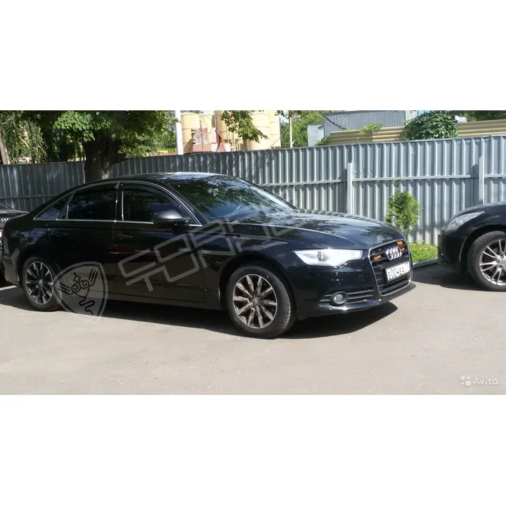 Дефлектора на окна Audi A6 Sd (4G,C7) 2011-2018 деф.окон Cobra Tuning A11911