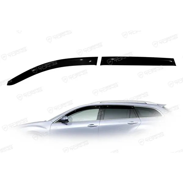 Дефлектора на окна Mazda 6 II Wagon 2007-2012EuroStandard деф.окон Cobra Tuning ME22707