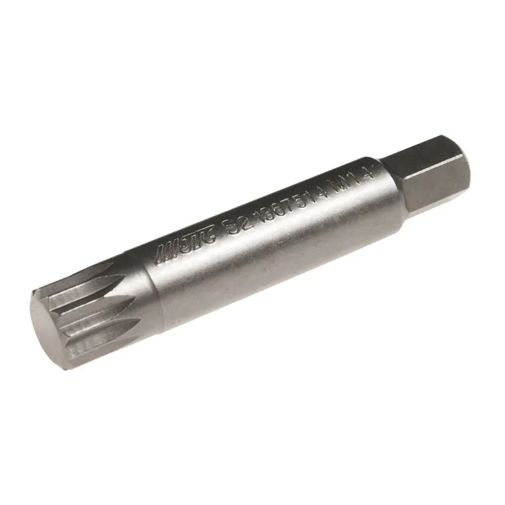 Бита 10 мм SPLINE М14x75 мм удлиненная S2 JTC-1367514