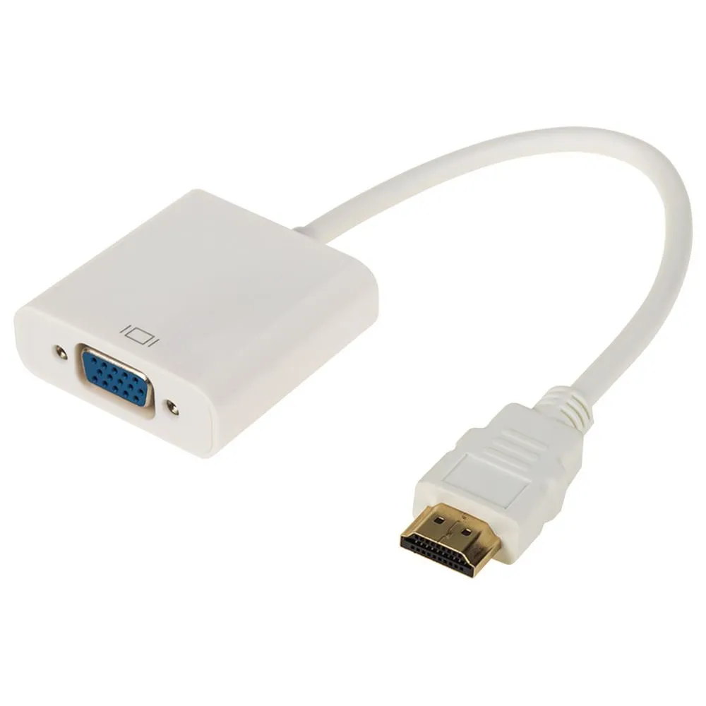 ПЕРЕХОДНИК шт. HDMI - гн. VGA (провод) + 3. 5 mm Аудио с питанием REXANT 17-6934