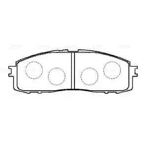 Тормозные колодки CTR CKT-120
