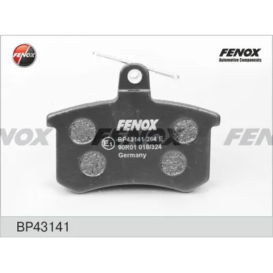 Колодки тормозные задние FENOX BP43141