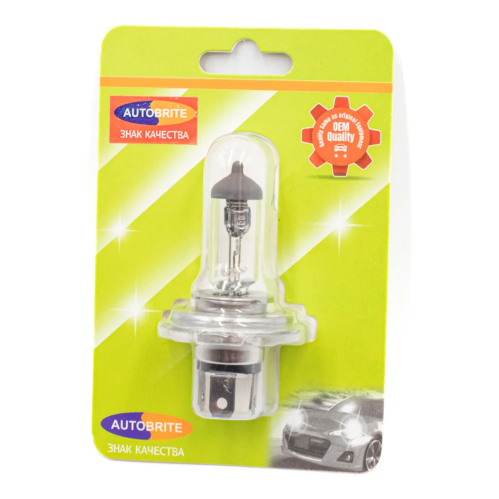 Лампа 12V H4 60/55W P43t AUTOBRITE 1 шт. блистер A40001BC