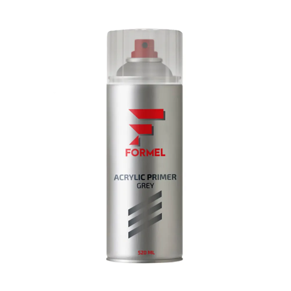 Грунт акриловый серый 520 мл, аэрозоль FORMEL FM-4012