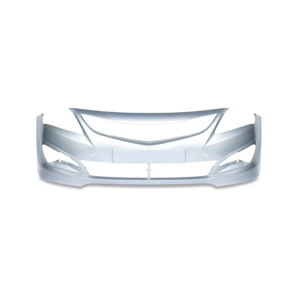 Бампер передний HYUNDAI SOLARIS/ACCENT IV (2010>) 2014>> БАМПЕР КРАШЕННЫЙ СЕРЕБРО Metaco 8190-489