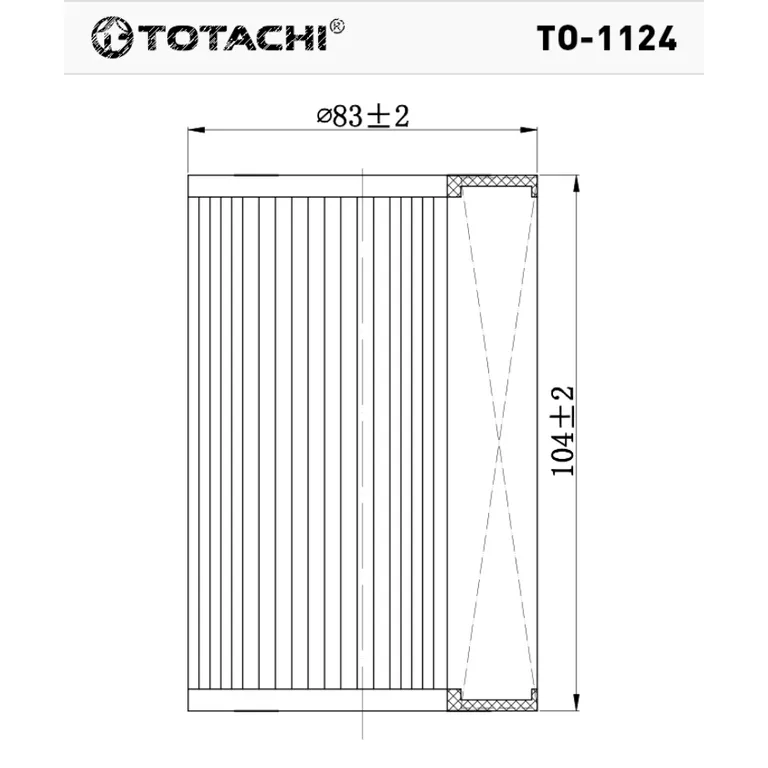 Фильтр масляный TOTACHI TO-1124 11 42 7 512 300 MANN HU 925/4x TOTACHI TO-1124