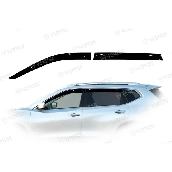Дефлектора на окна Nissan X-Trail III (T32) 2014/Rogue (T32) 2014EuroStandardдеф.окон Cobra Tuning NE15114