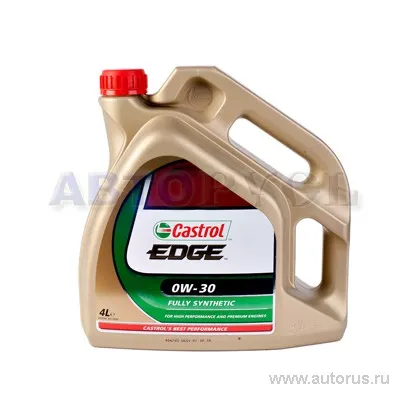 Масло моторное CASTROL EDGE A3/B4 0W-30 синтетическое 4 л 151A7F