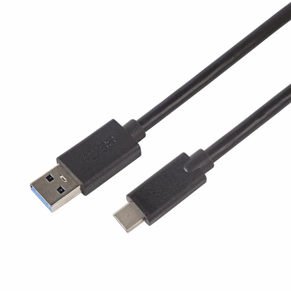 Кабель передачи данных USB 3.1 type C male USB 3.0 male 1M черный REXANT 18-1880