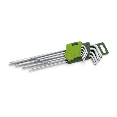 Набор ключей TORX 9шт. удлиненные с отверстием Дело Техники 563592