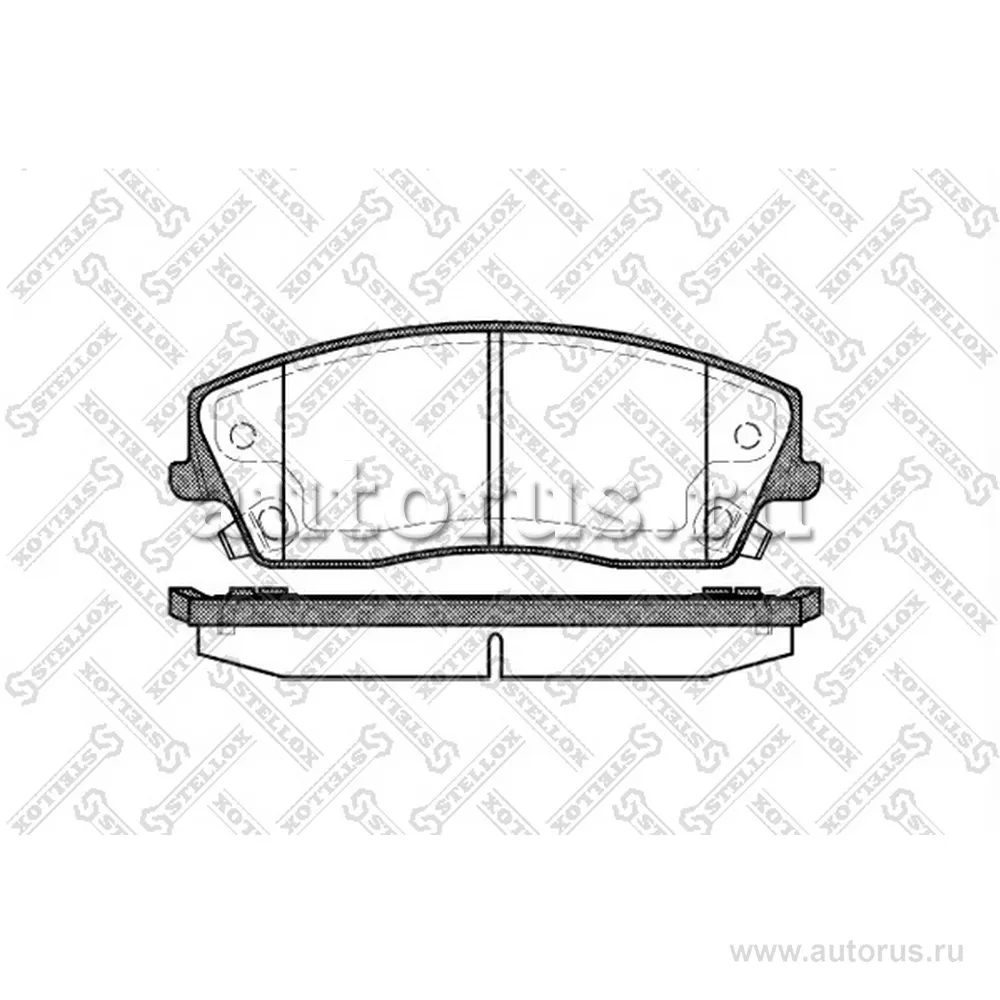 Колодки дисковые п. Chrysler 300C 2.7/3.5/5.7 STELLOX 002 013-SX