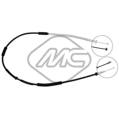 Трос ручника FIAT STILO ALL SX-LH Metalcaucho 81338