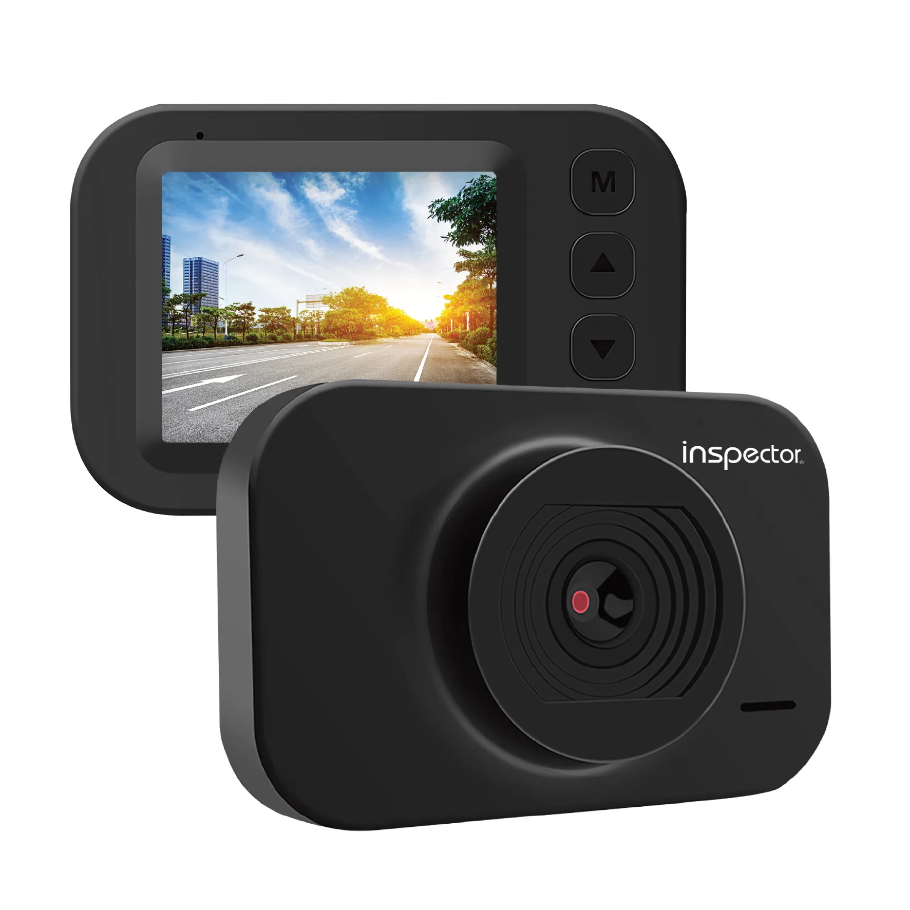 Видеорегистратор автомобильный, INSPECTOR, Full HD, экран 2, обзор 120°, G-сенсор FHD-100