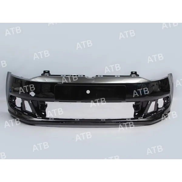 Бампер VOLKSWAGEN POLO 5 2009-2015 передний черный перламутр (DEEP) ATB 1AWP5010FLC9X