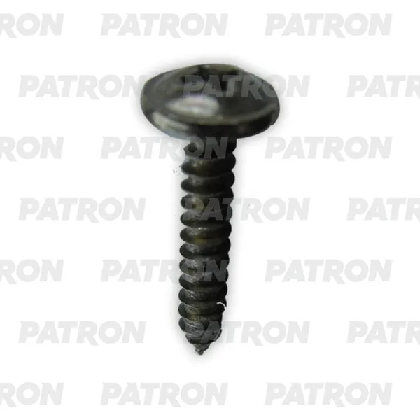 Винт металлический черн с широкой крестообразной шляпкой 4 8x13 PATRON P37-2661T