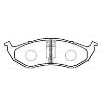 Колодки тормозные CHRYSLER Concorde 1992 ~ 1997 , DODGE Caravan 2001 CTR GK0108